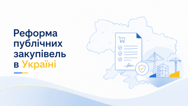 Public Procurement Reform in Ukraine